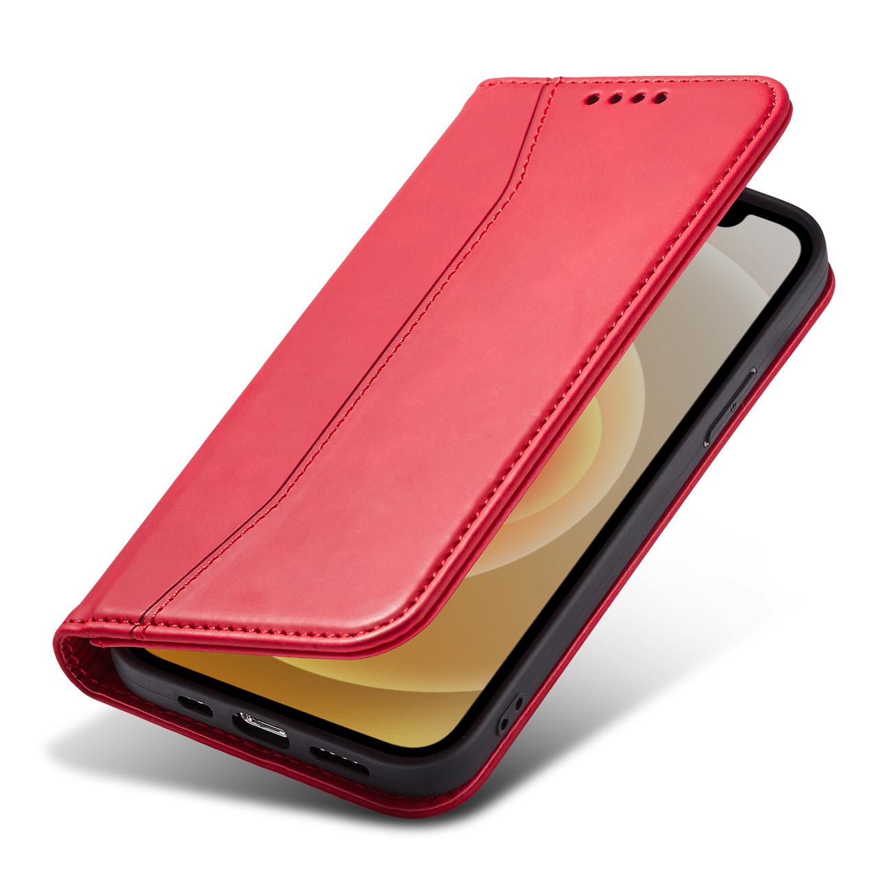 Pokrowiec Wallet Magnet czerwony Apple iPhone 12 Pro / 5
