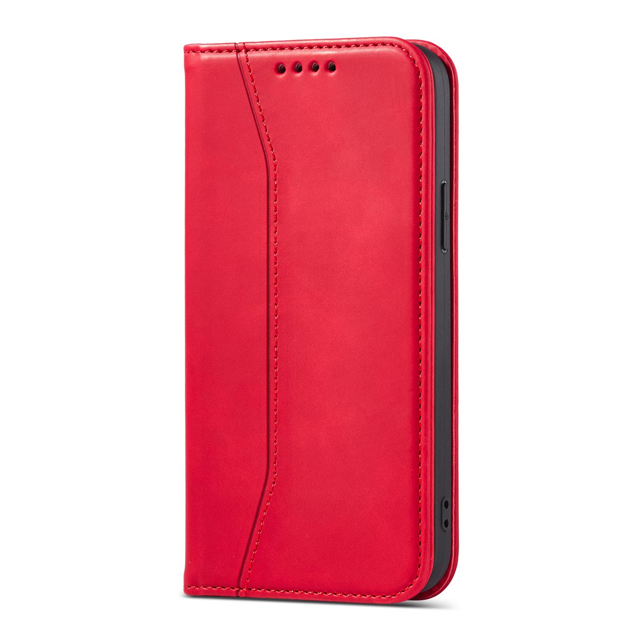 Pokrowiec Wallet Magnet czerwony Apple iPhone 12 Pro / 6 Pokrowiec Wallet Magnet czerwony Apple iPhone 12 Pro / 6