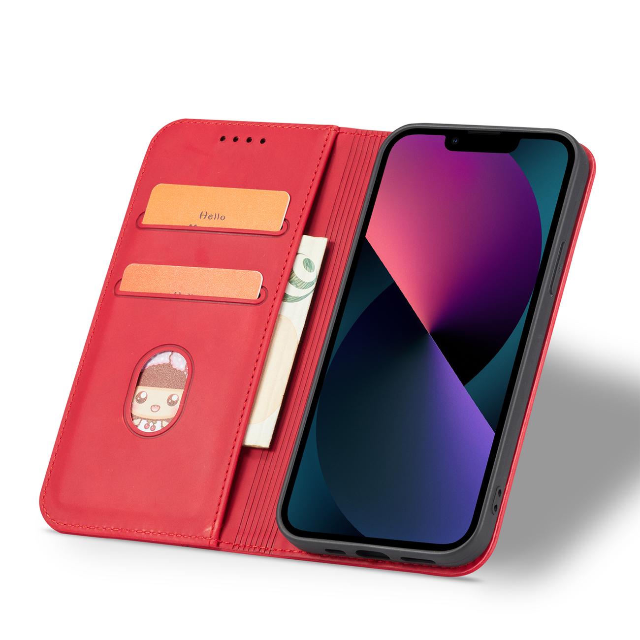 Pokrowiec Wallet Magnet czerwony Apple iPhone 13 / 5