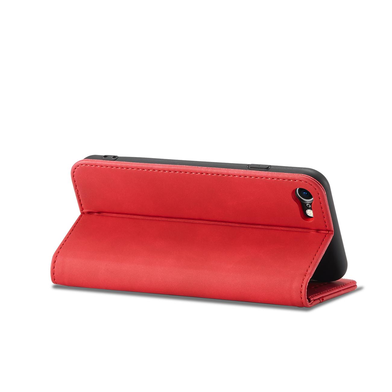 Pokrowiec Wallet Magnet czerwony Apple iPhone 7 / 6 Pokrowiec Wallet Magnet czerwony Apple iPhone 7 / 6