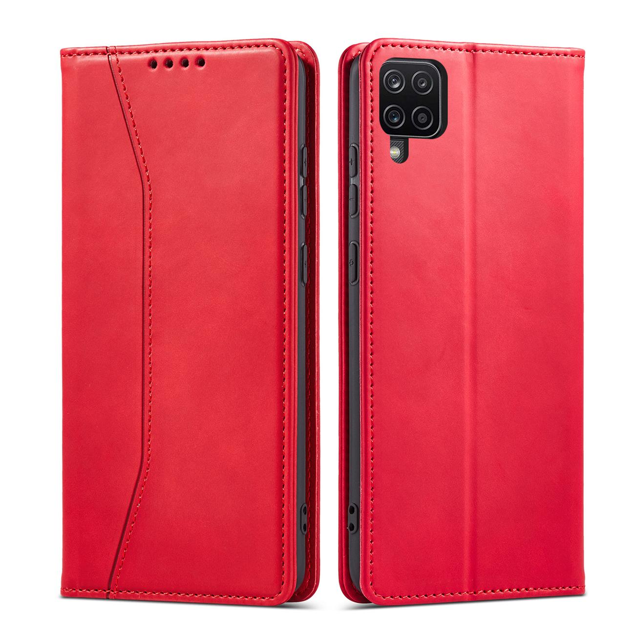 Pokrowiec Wallet Magnet czerwony Samsung Galaxy A12 5G