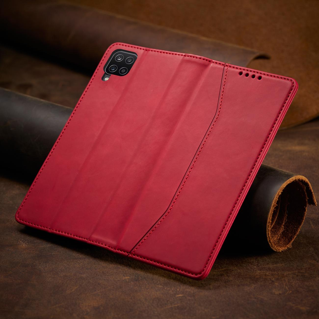 Pokrowiec Wallet Magnet czerwony Samsung Galaxy A12 5G / 12