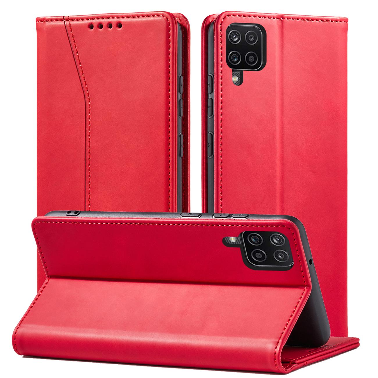 Pokrowiec Wallet Magnet czerwony Samsung Galaxy A12 5G / 2