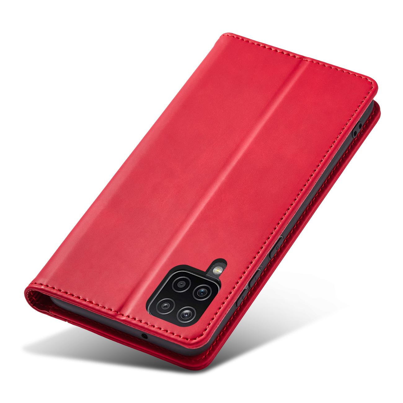 Pokrowiec Wallet Magnet czerwony Samsung Galaxy A12 5G / 4