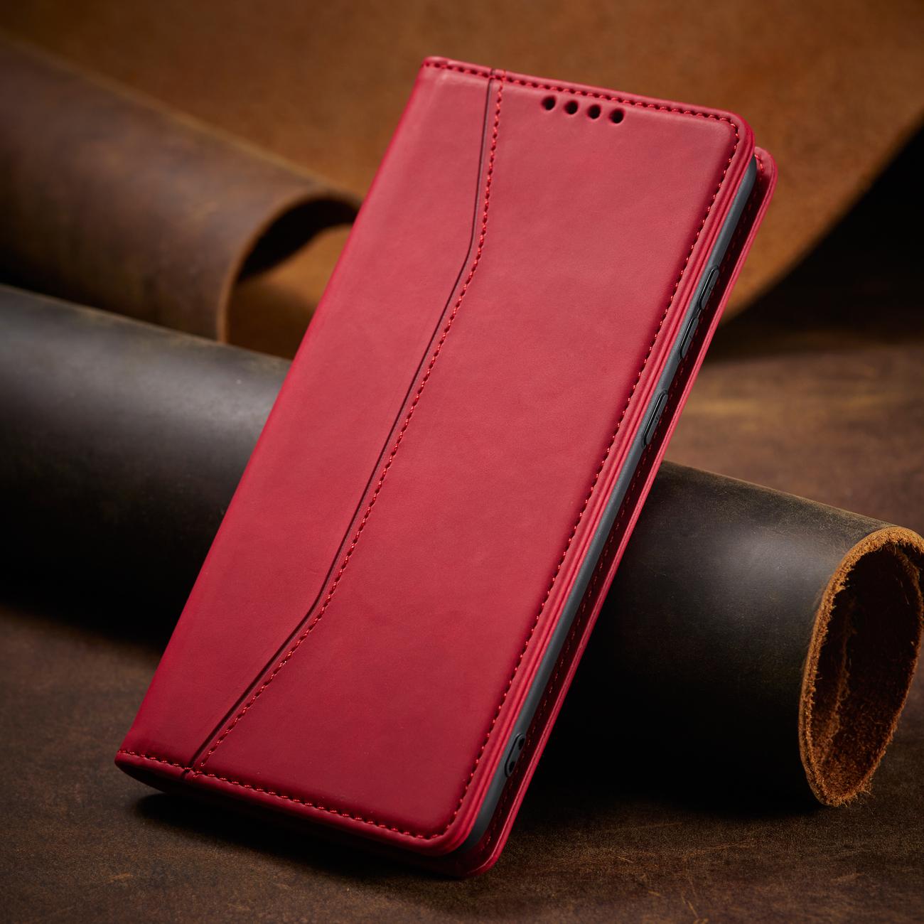 Pokrowiec Wallet Magnet czerwony Samsung Galaxy A12 5G / 5
