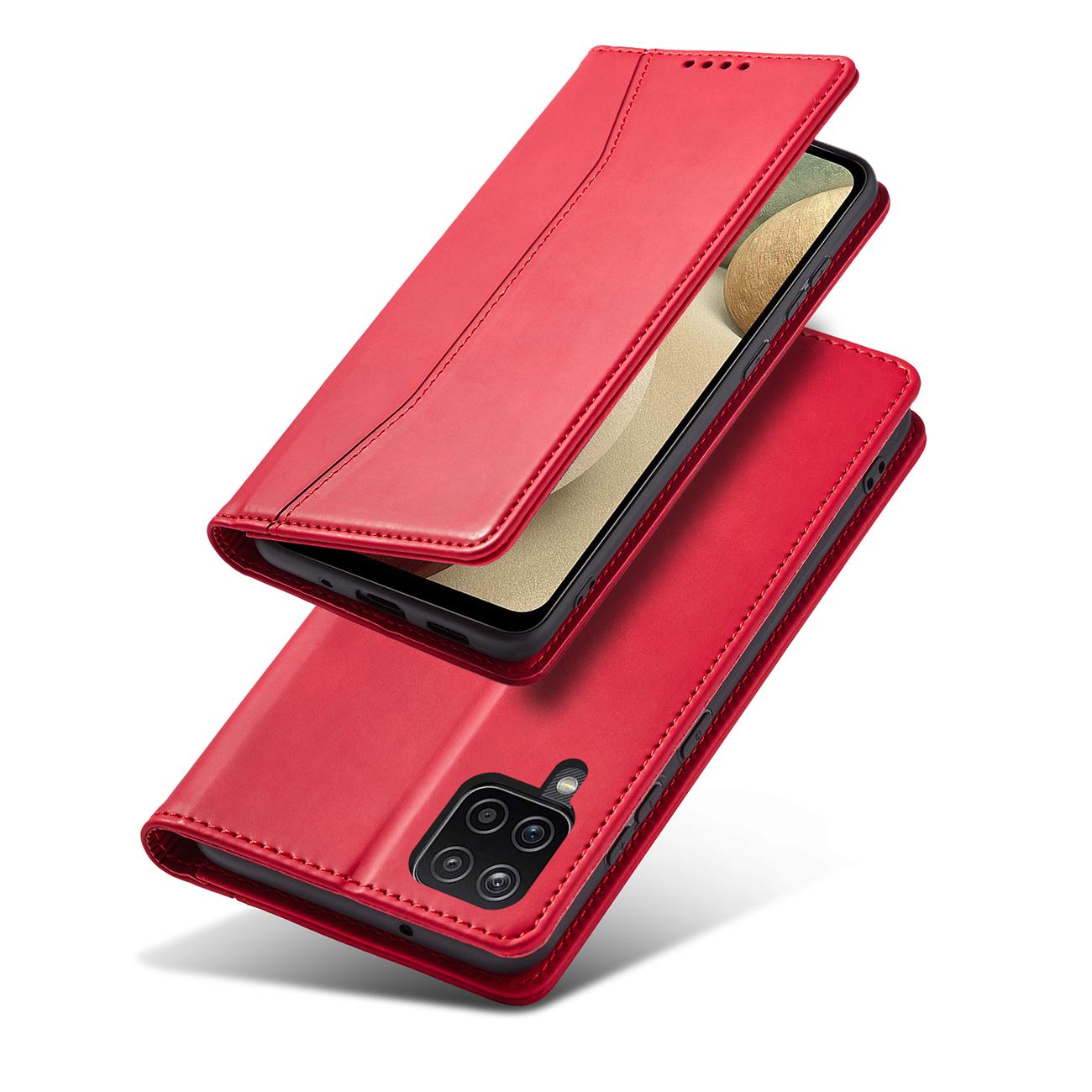 Pokrowiec Wallet Magnet czerwony Samsung Galaxy A12 5G / 7