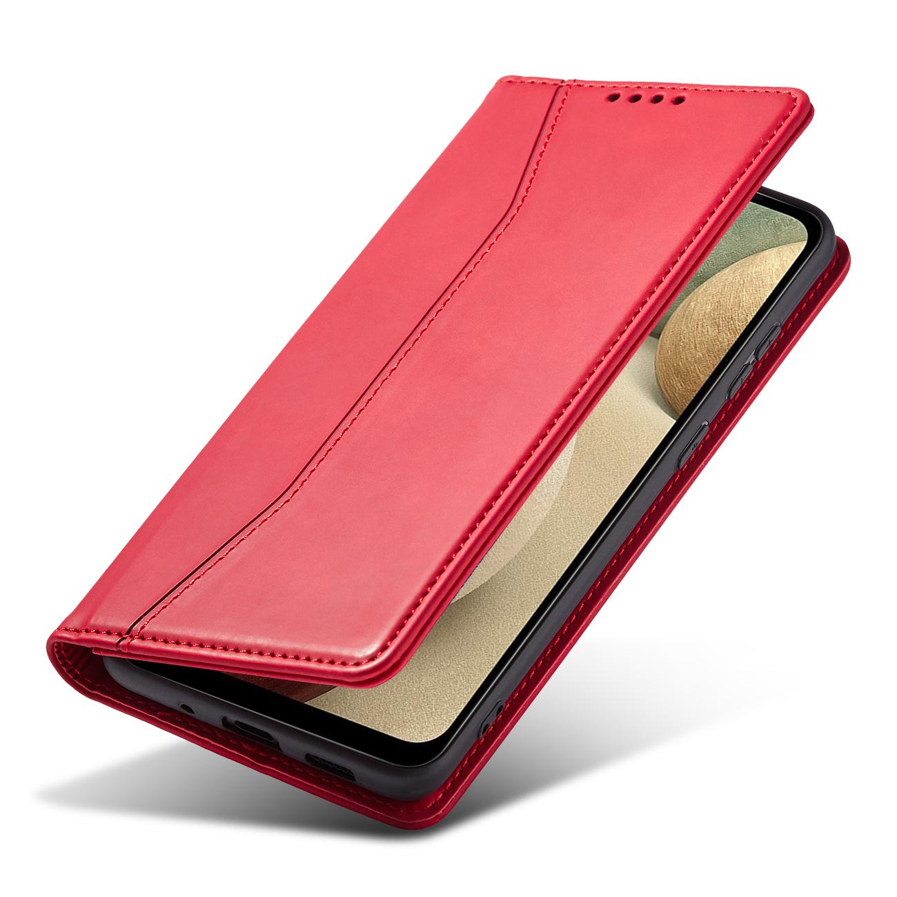 Pokrowiec Wallet Magnet czerwony Samsung Galaxy A12 5G / 8
