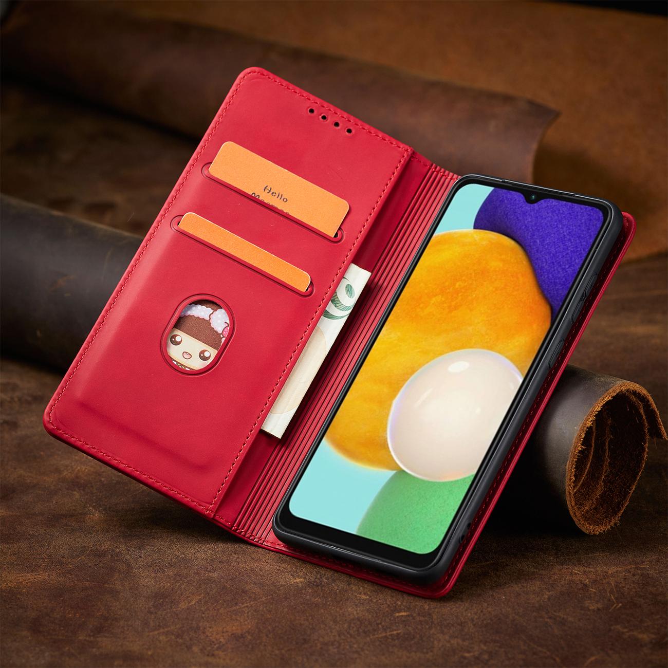 Pokrowiec Wallet Magnet czerwony Samsung Galaxy A13 5G / 12