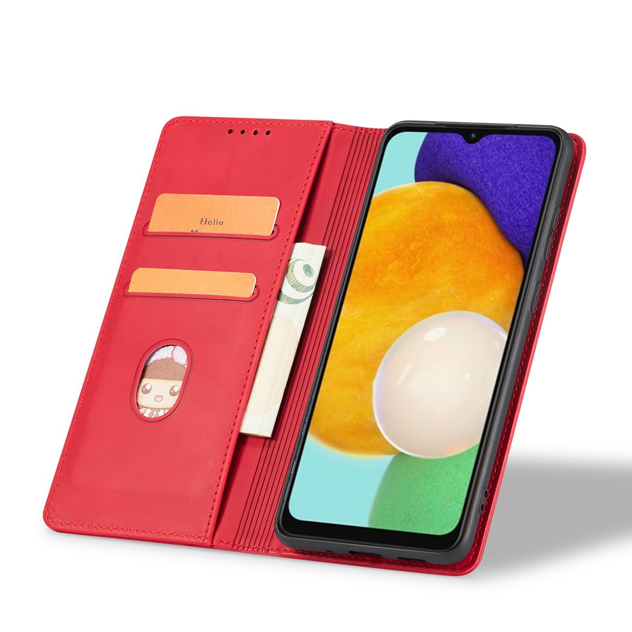 Pokrowiec Wallet Magnet czerwony Samsung Galaxy A13 5G / 7