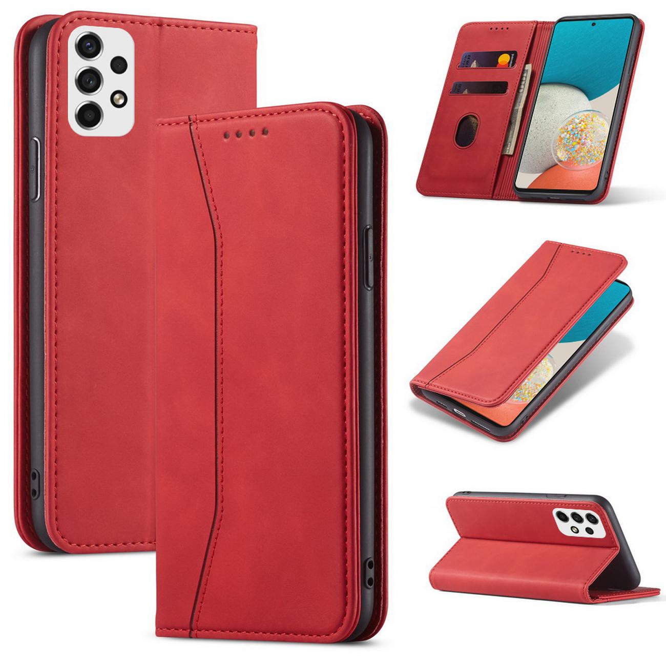 Pokrowiec Wallet Magnet czerwony Samsung Galaxy A53 5G / 2