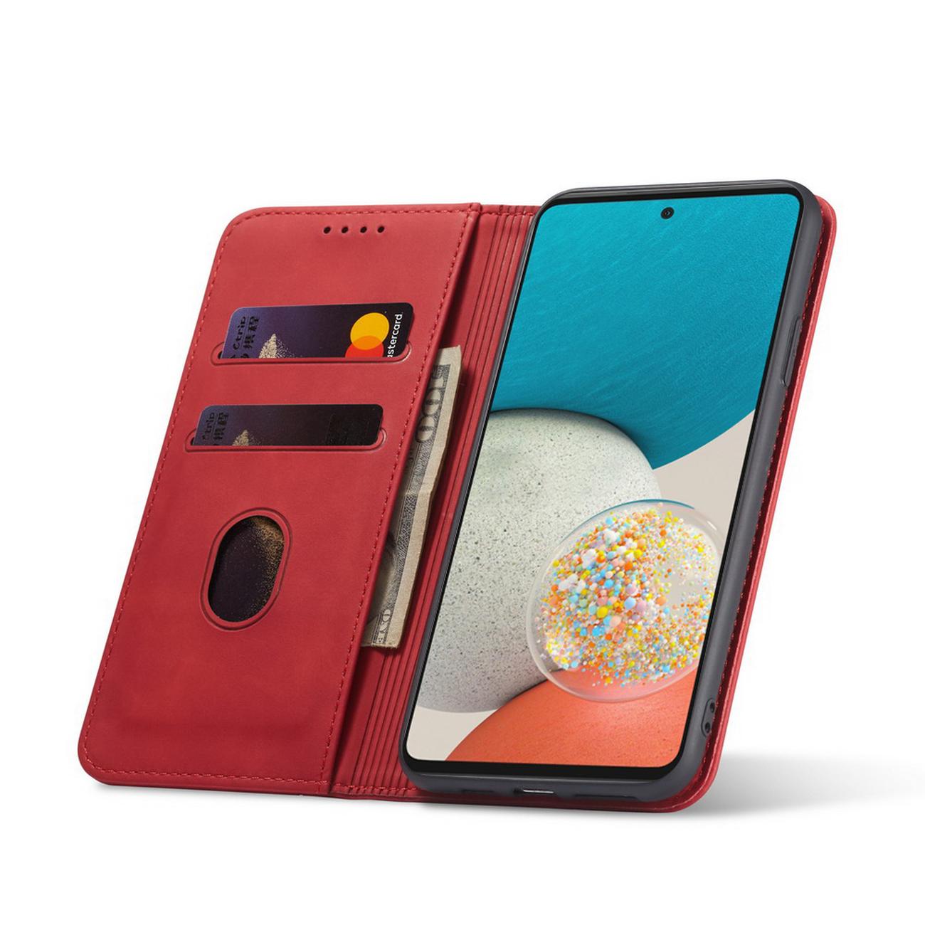 Pokrowiec Wallet Magnet czerwony Samsung Galaxy A53 5G / 6
