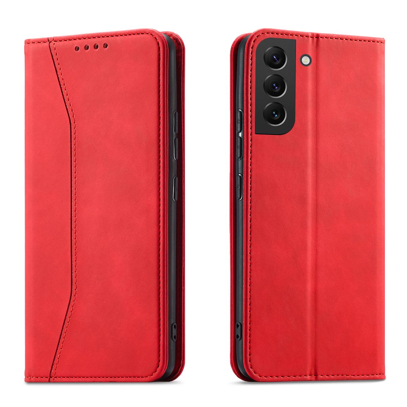 Pokrowiec Wallet Magnet czerwony Samsung Galaxy S22