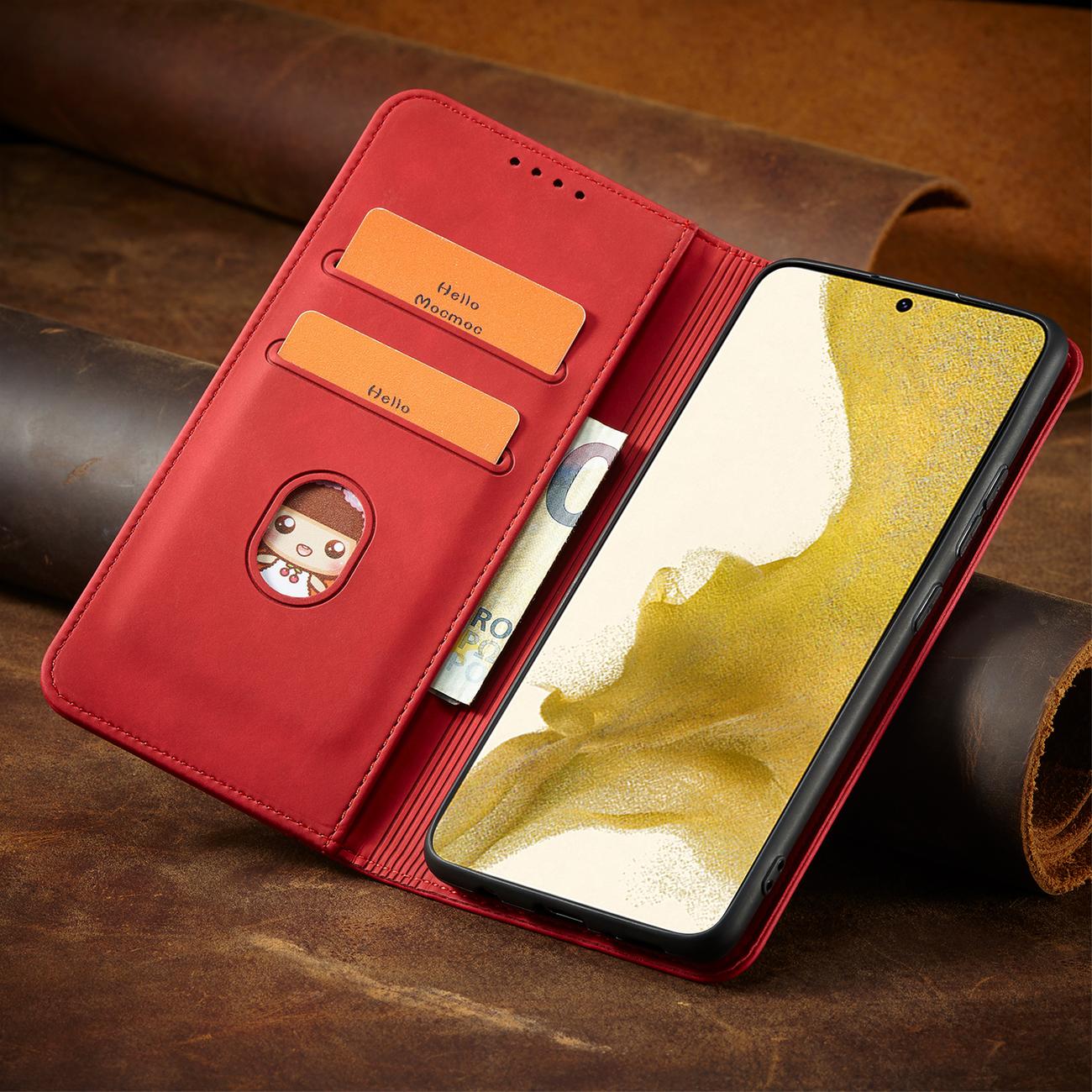 Pokrowiec Wallet Magnet czerwony Samsung Galaxy S22 / 10