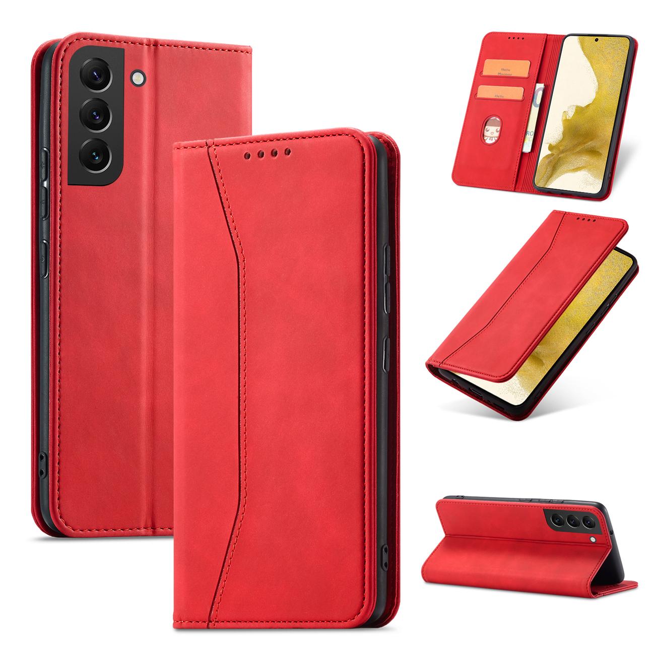 Pokrowiec Wallet Magnet czerwony Samsung Galaxy S22 / 12