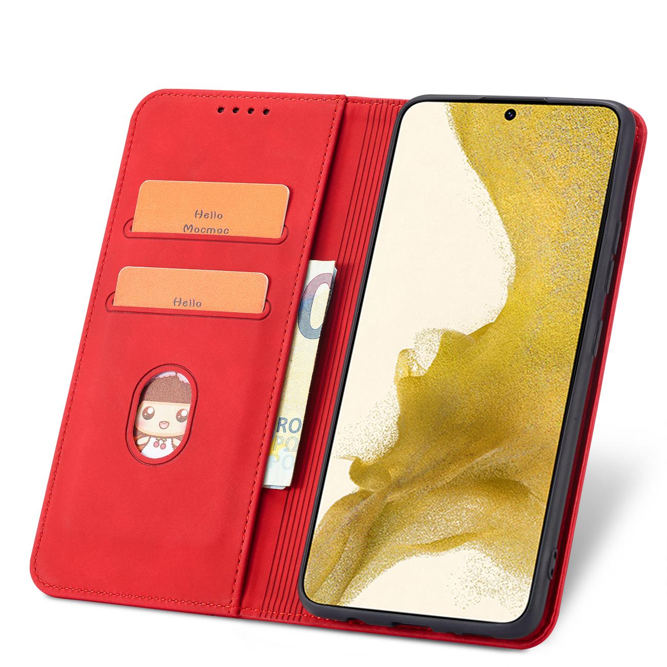 Pokrowiec Wallet Magnet czerwony Samsung Galaxy S22 / 5