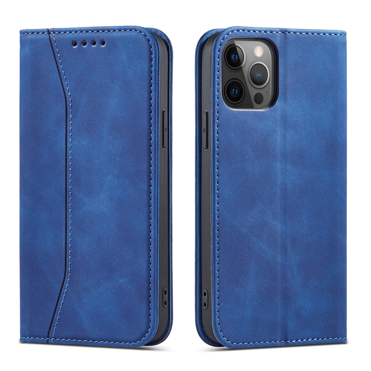 Pokrowiec Wallet Magnet niebieski Apple iPhone 12 Pro Pokrowiec Wallet Magnet niebieski Apple iPhone 12 Pro