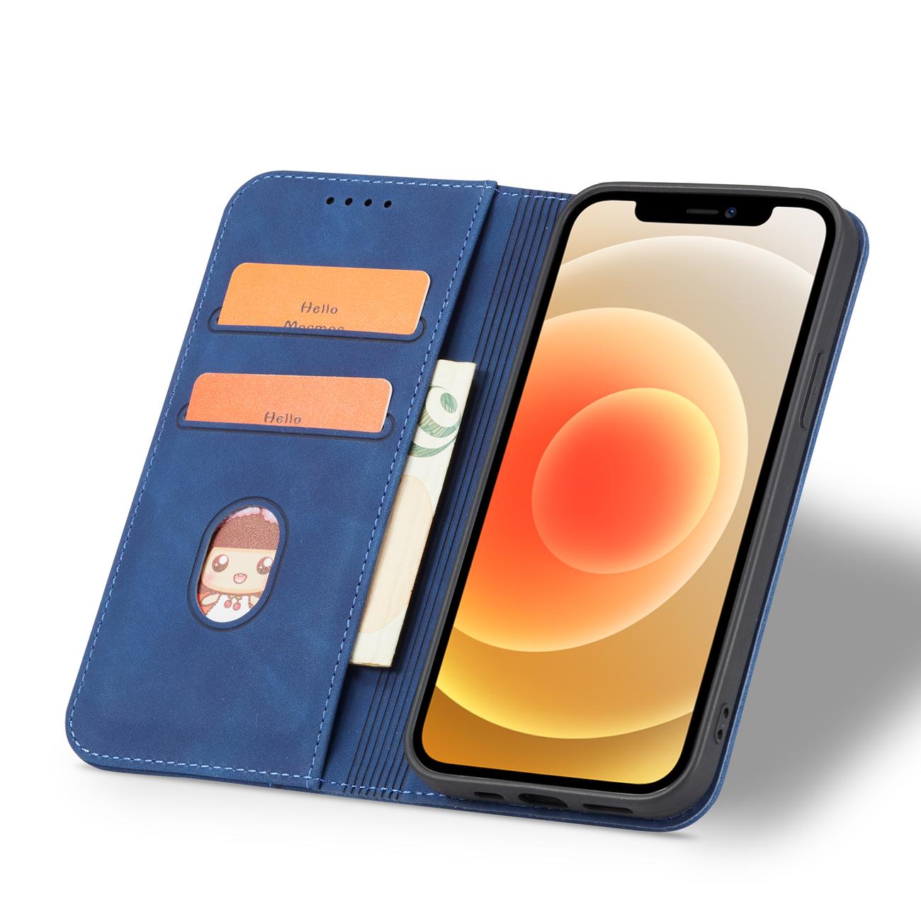 Pokrowiec Wallet Magnet niebieski Apple iPhone 12 Pro / 11 Pokrowiec Wallet Magnet niebieski Apple iPhone 12 Pro / 11