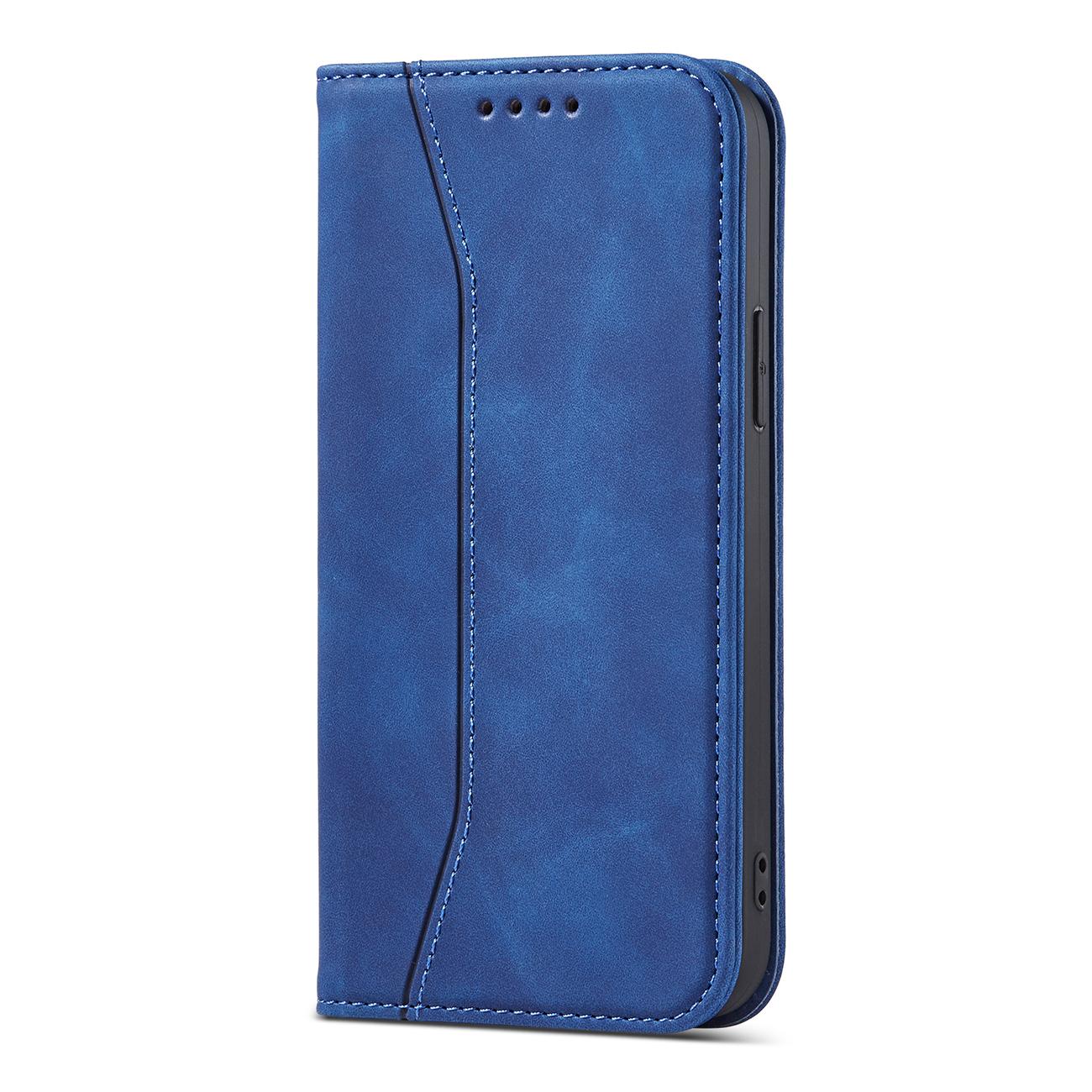 Pokrowiec Wallet Magnet niebieski Apple iPhone 12 Pro / 9 Pokrowiec Wallet Magnet niebieski Apple iPhone 12 Pro / 9