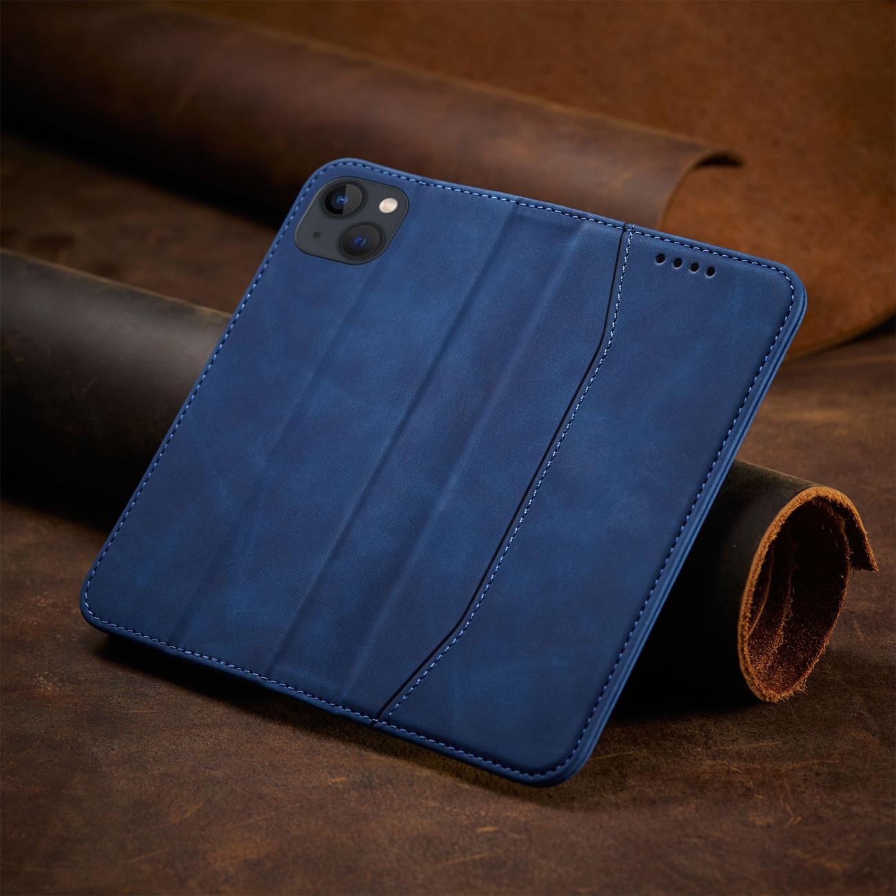 Pokrowiec Wallet Magnet niebieski Apple iPhone 13 Mini / 10 Pokrowiec Wallet Magnet niebieski Apple iPhone 13 Mini / 10