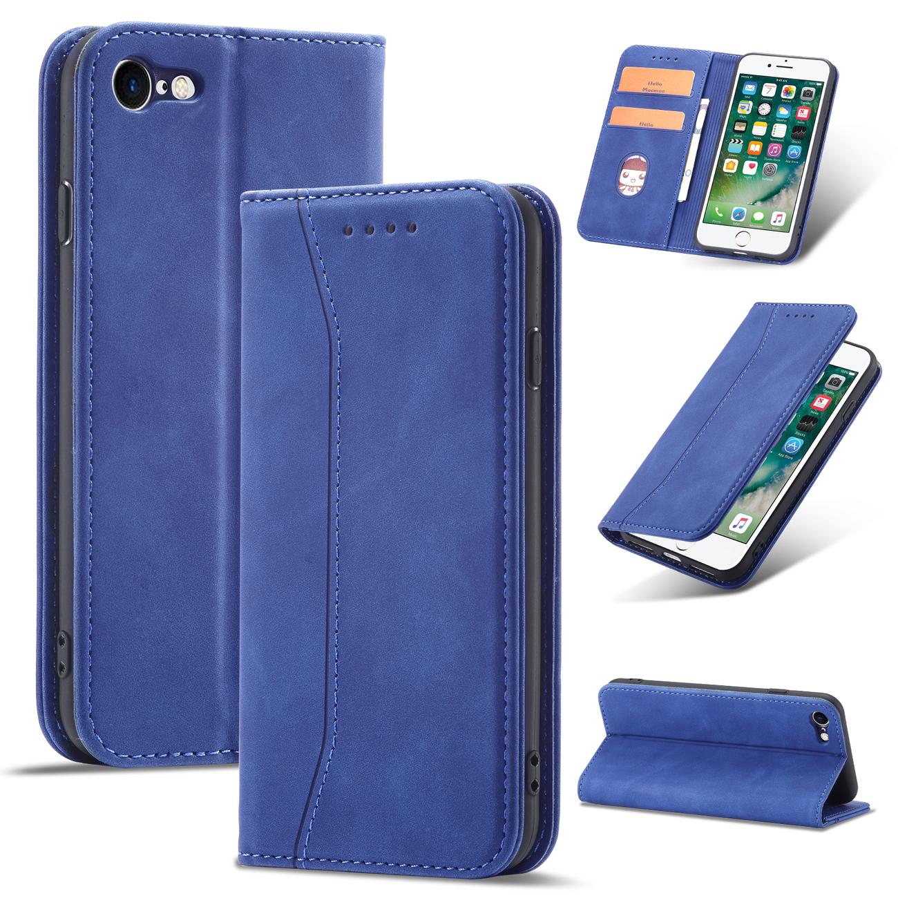 Pokrowiec Wallet Magnet niebieski Apple iPhone 7 / 11