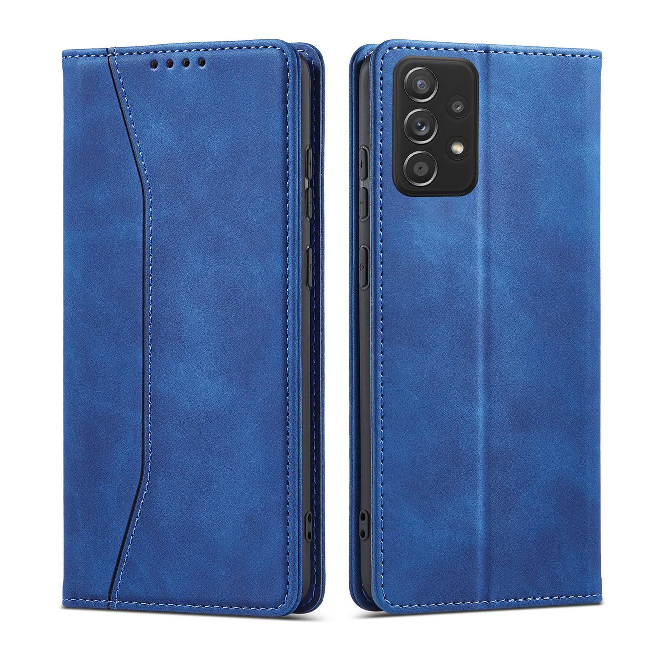 Pokrowiec Wallet Magnet niebieski Samsung A52