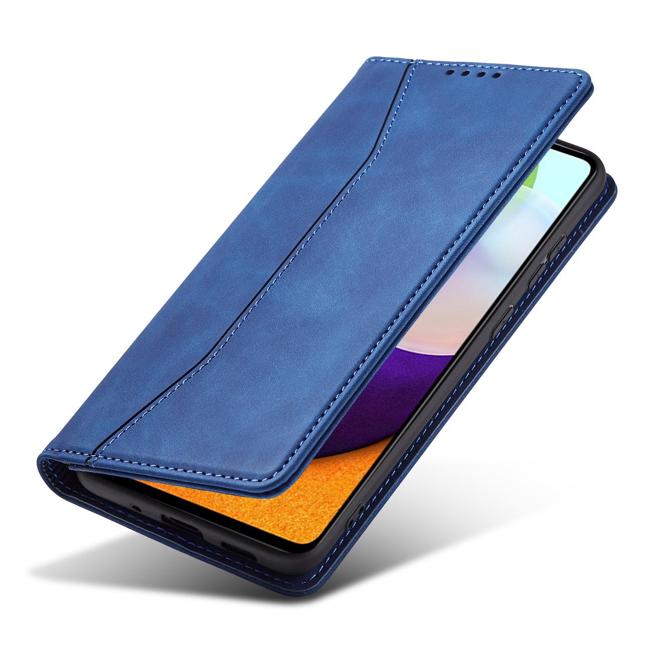 Pokrowiec Wallet Magnet niebieski Samsung A52 / 4