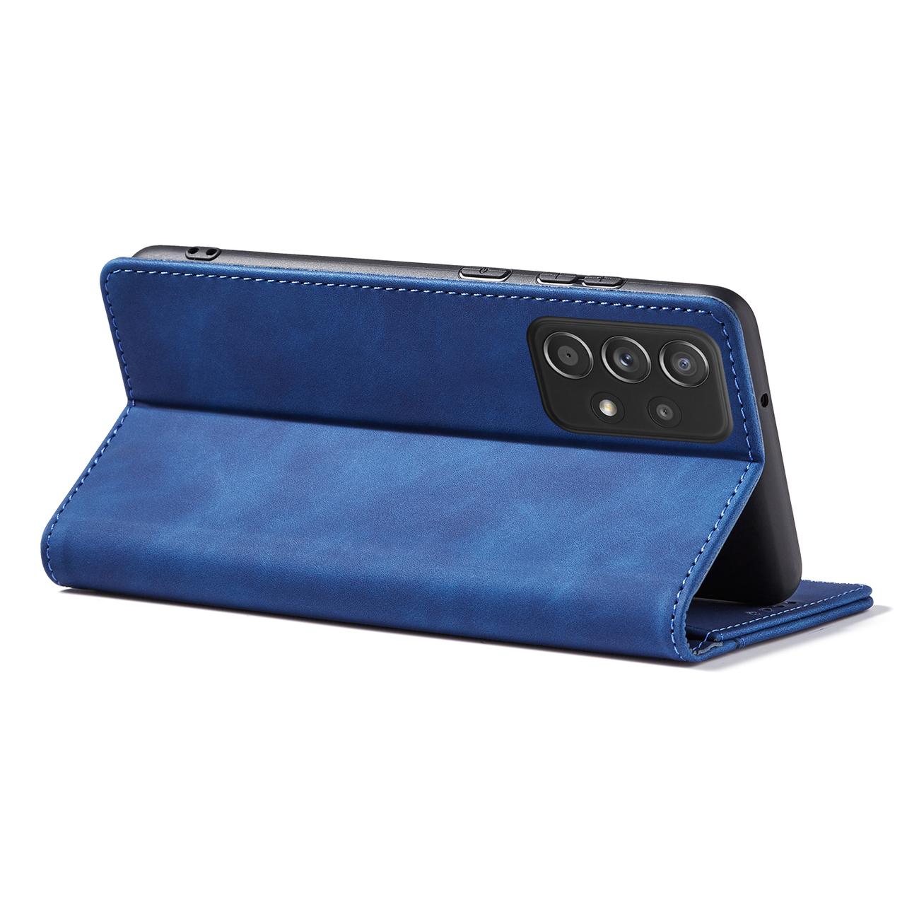 Pokrowiec Wallet Magnet niebieski Samsung Galaxy A52S 5G / 12