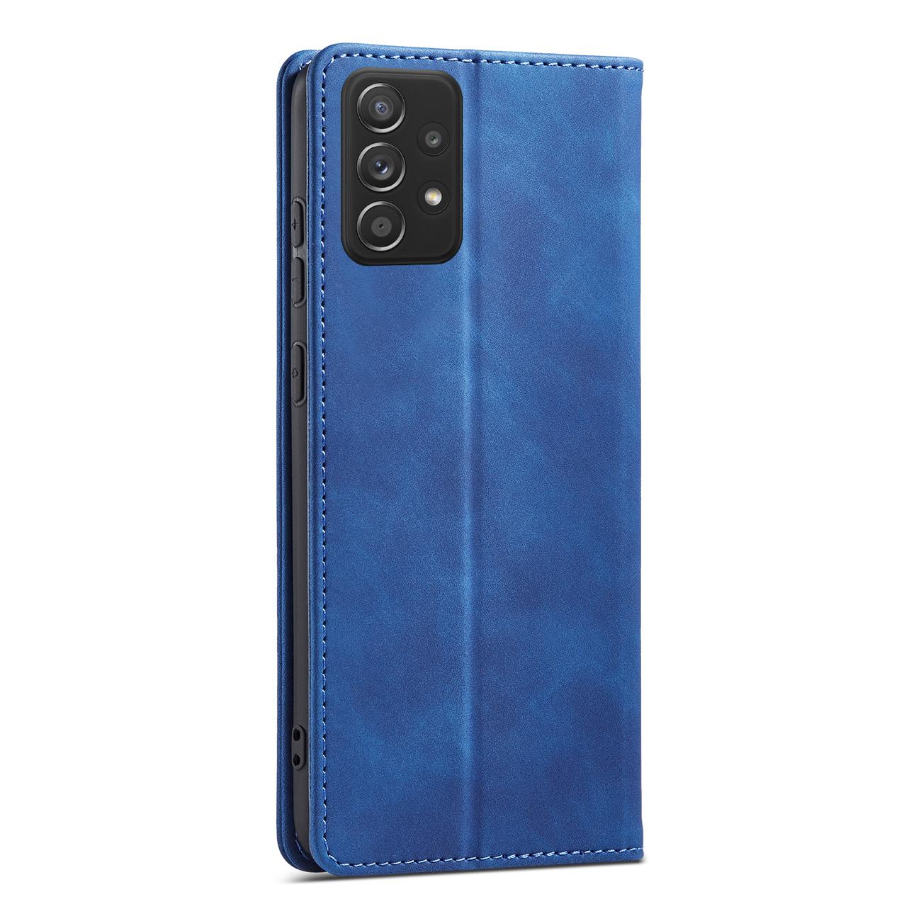 Pokrowiec Wallet Magnet niebieski Samsung Galaxy A52S 5G / 5