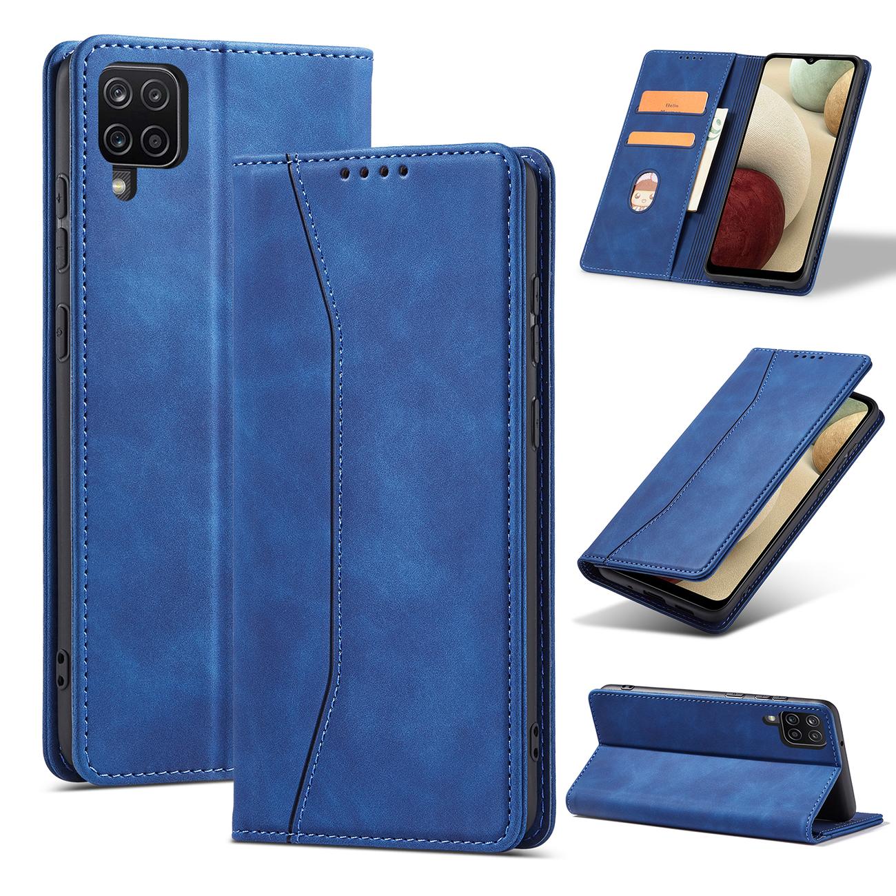 Pokrowiec Wallet Magnet niebieski Samsung Galaxy A12 5G / 2