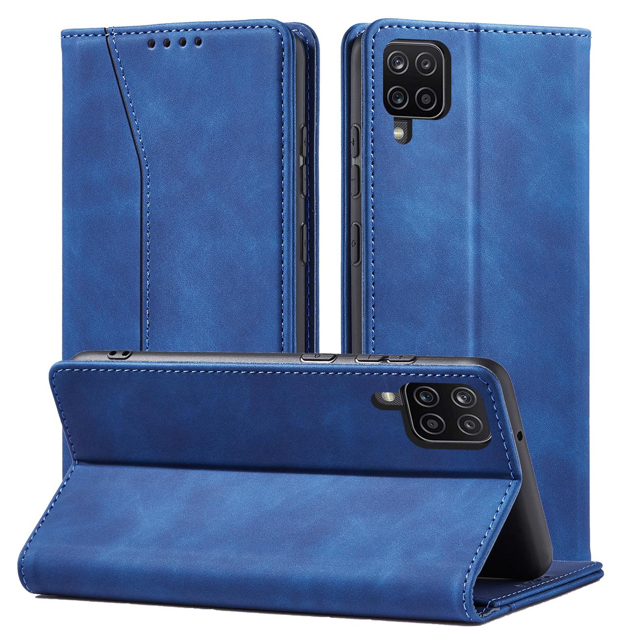 Pokrowiec Wallet Magnet niebieski Samsung Galaxy A12 5G / 3