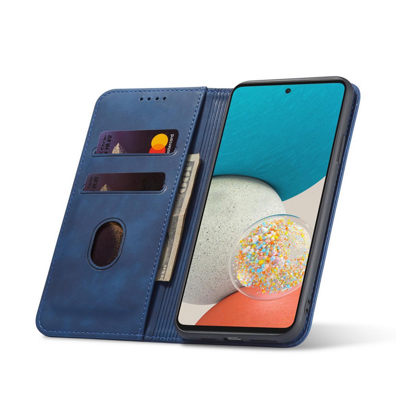 Pokrowiec Wallet Magnet niebieski Samsung Galaxy A53 5G / 4
