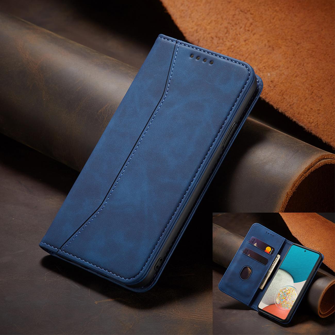 Pokrowiec Wallet Magnet niebieski Samsung Galaxy A53 5G / 5