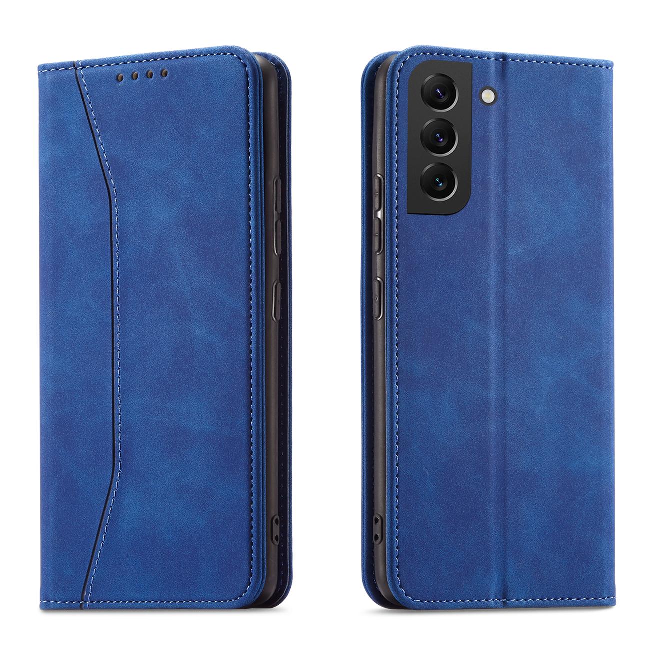 Pokrowiec Wallet Magnet niebieski Samsung Galaxy S22