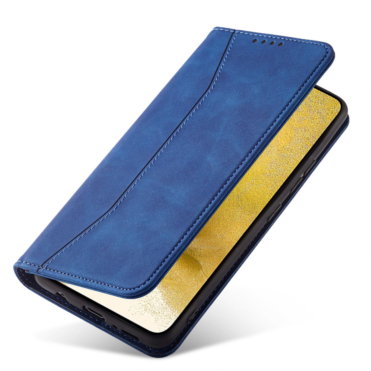 Pokrowiec Wallet Magnet niebieski Samsung Galaxy S22 / 4