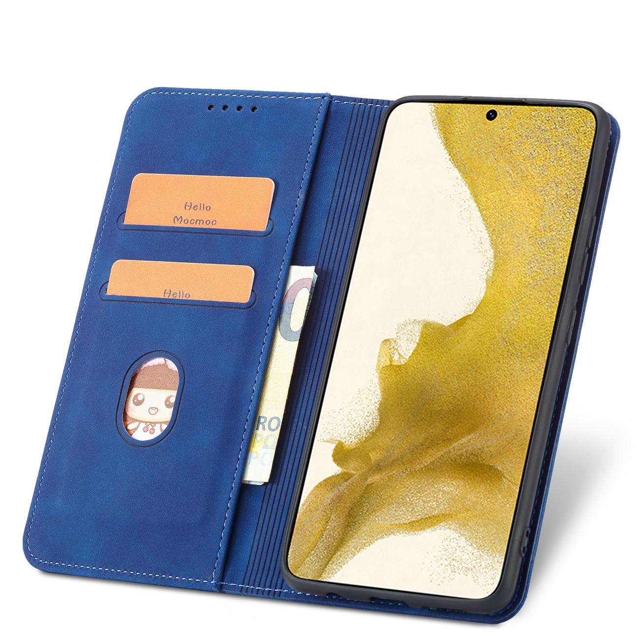 Pokrowiec Wallet Magnet niebieski Samsung Galaxy S22 / 5
