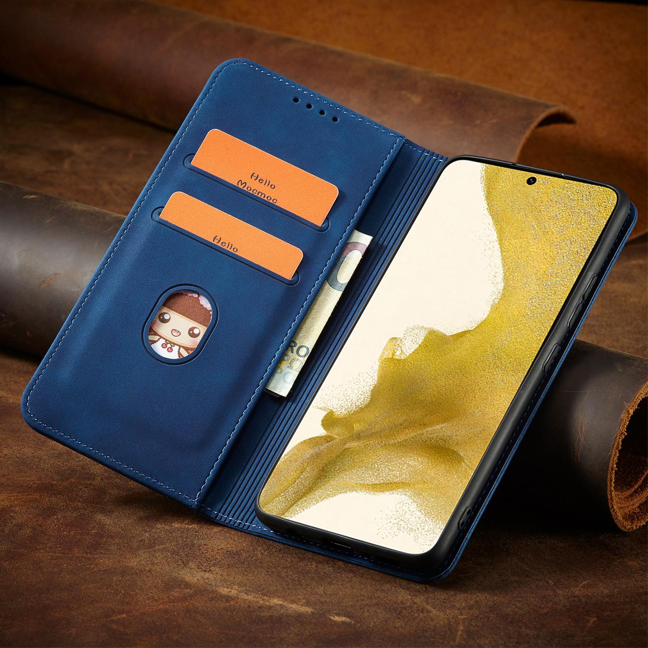 Pokrowiec Wallet Magnet niebieski Samsung Galaxy S22 Plus / 11