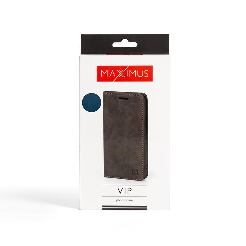 Pokrowiec Wallet MX Magnetic Vip granatowy Apple iPhone XS / 4 Pokrowiec Wallet MX Magnetic Vip granatowy Apple iPhone XS / 4