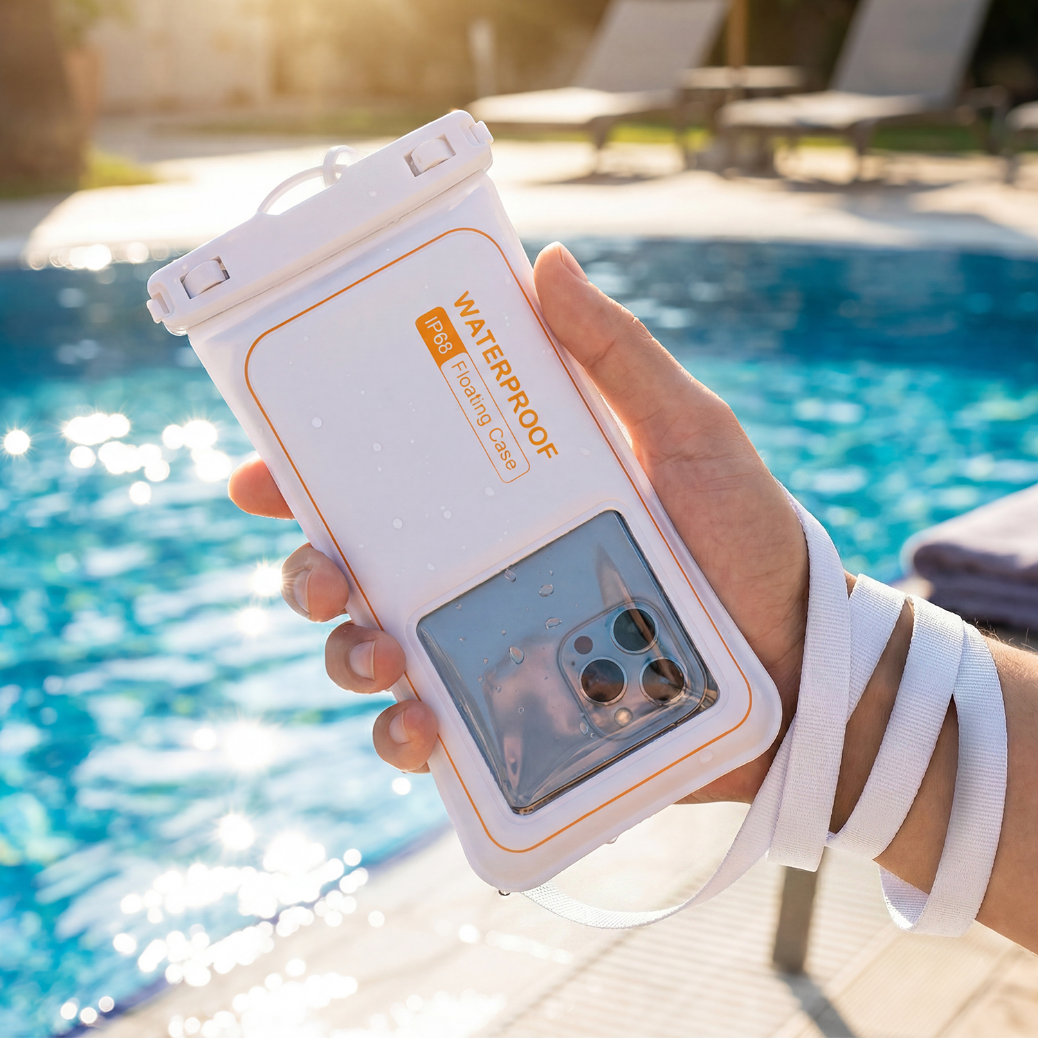 Pokrowiec wodoodporny floating bia�y / 10