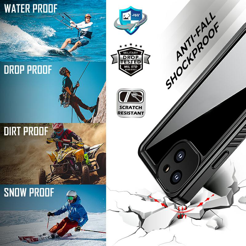 Pokrowiec wodoodporny IP68 czarny Samsung Galaxy A53 5G / 4 Pokrowiec wodoodporny IP68 czarny Samsung Galaxy A53 5G / 4