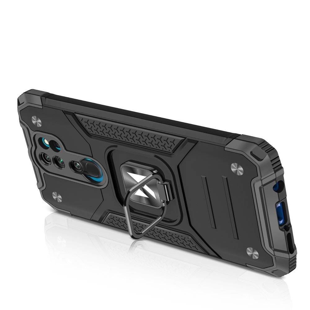 Pokrowiec Wozinsky Ring Armor pancerny czarny Xiaomi Redmi Note 8 Pro / 4