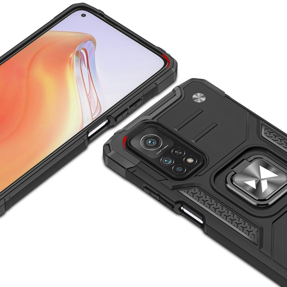 Pokrowiec Wozinsky Ring Armor pancerny czerwony Xiaomi Mi 10T Pro / 2