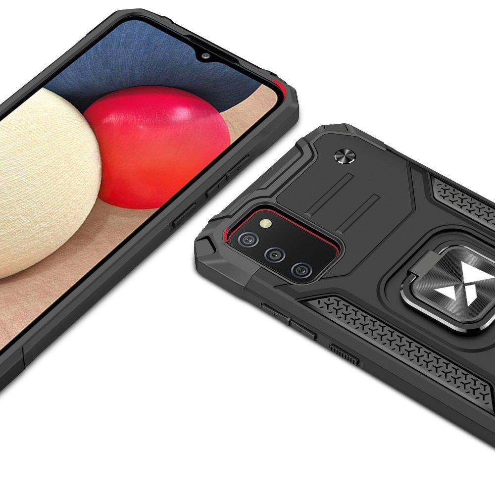 Pokrowiec Wozinsky Ring Armor pancerny niebieski Samsung Galaxy A03s / 2 Pokrowiec Wozinsky Ring Armor pancerny niebieski Samsung Galaxy A03s / 2