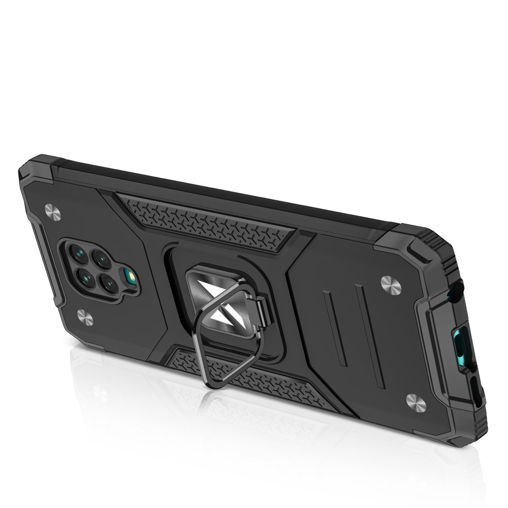 Pokrowiec Wozinsky Ring Armor pancerny niebieski Xiaomi Redmi Note 9 Pro / 3