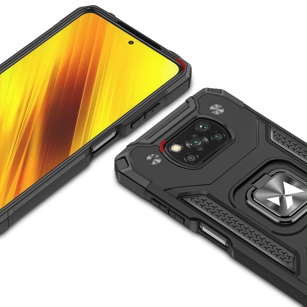 Pokrowiec Wozinsky Ring Armor pancerny r�owy Xiaomi POCO X3 Pro / 2