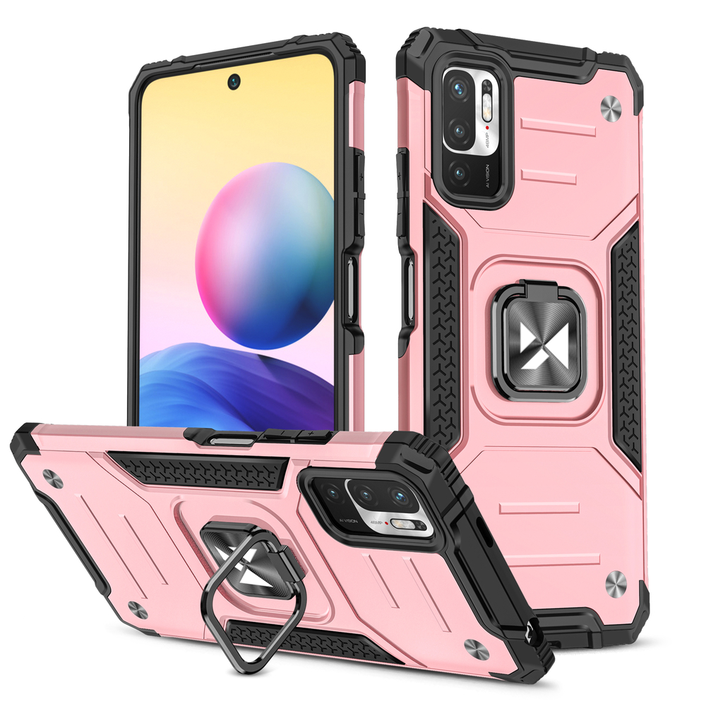 Pokrowiec Wozinsky Ring Armor pancerny r�owy Xiaomi Redmi Note 10 5G
