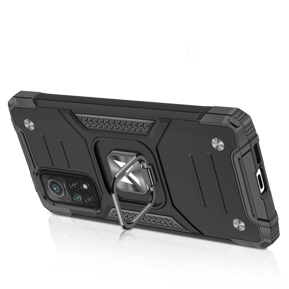 Pokrowiec Wozinsky Ring Armor pancerny srebrny Samsung Galaxy A72 4G / 4 Pokrowiec Wozinsky Ring Armor pancerny srebrny Samsung Galaxy A72 4G / 4