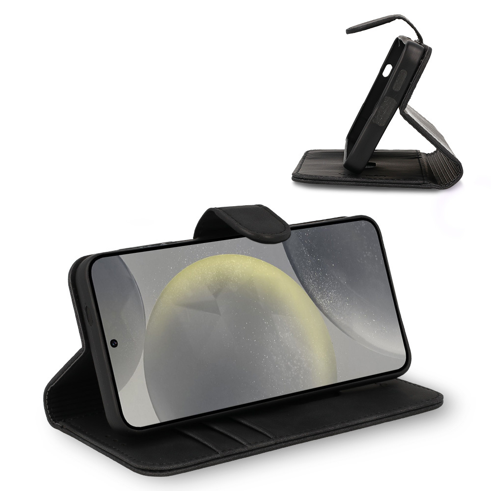 Pokrowiec z klapk� Kabura Wonder Fancy czarny Samsung S21 FE / 6