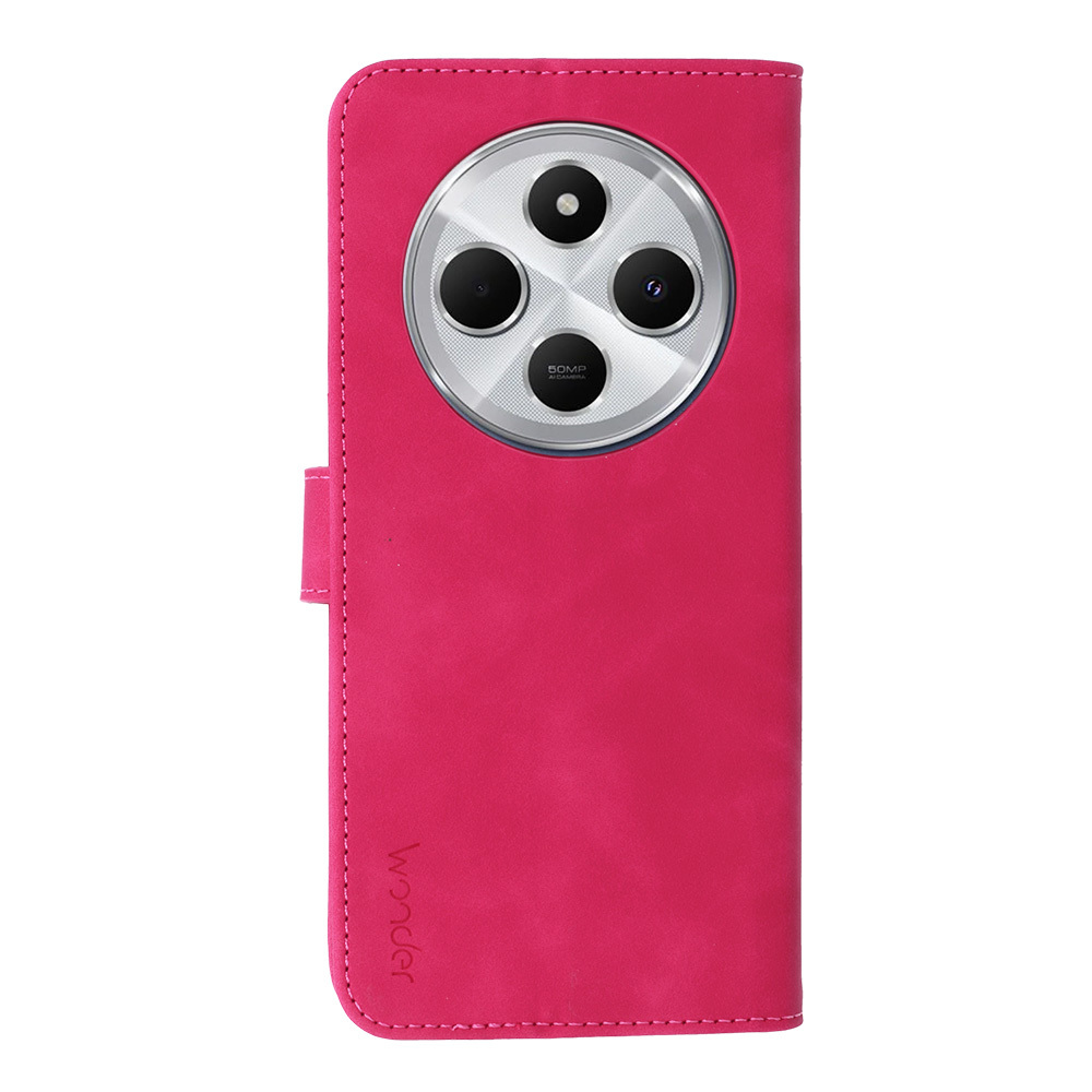 Pokrowiec z klapk� Kabura Wonder Fancy fuksja Xiaomi Redmi 14C / 3