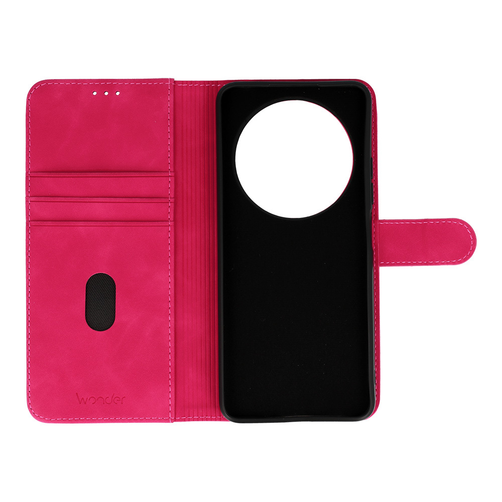 Pokrowiec z klapk� Kabura Wonder Fancy fuksja Xiaomi Redmi 14C / 4