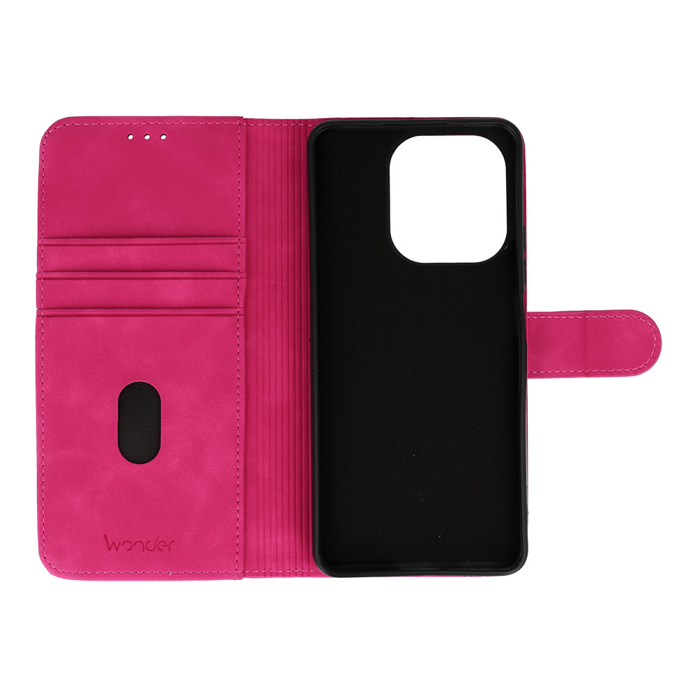 Pokrowiec z klapk� Kabura Wonder Fancy fuksja Xiaomi Redmi Note 13 Pro 4G / 4